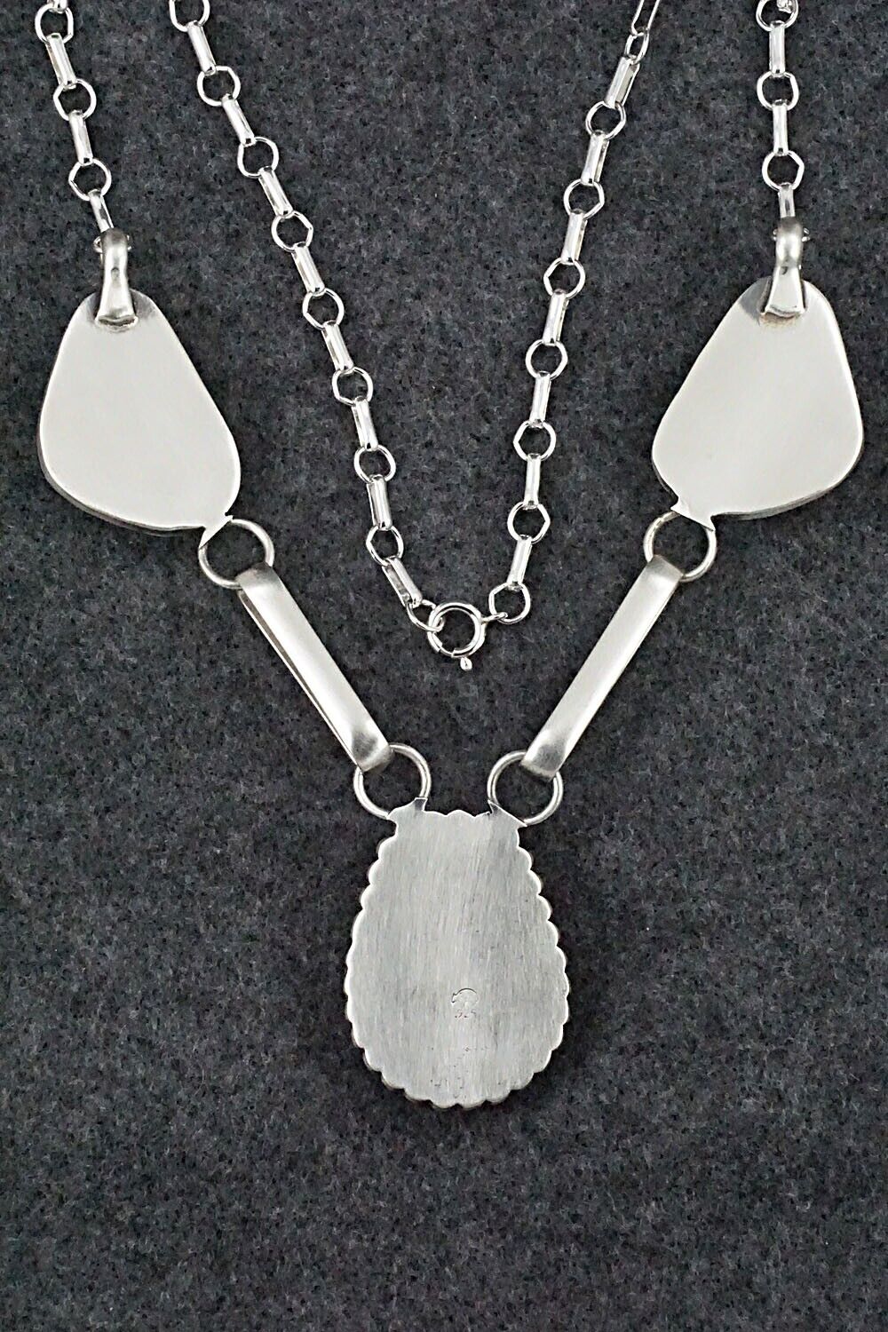 White Buffalo & Sterling Silver Necklace - Mike Smith