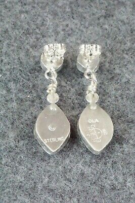 Multi Stone Inlay & Sterling Silver Earrings - Ola Eriacho