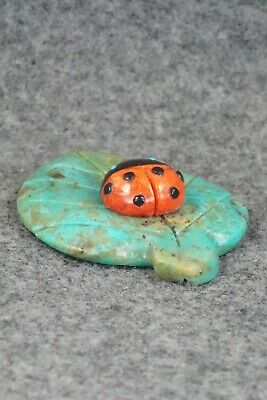 Ladybug Zuni Fetish Carving - Reynold Lunasee