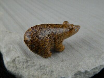 Bear - Zuni Fetish - Andres Quandelacy - Zuni Bear Carving - High Lonesome Trading