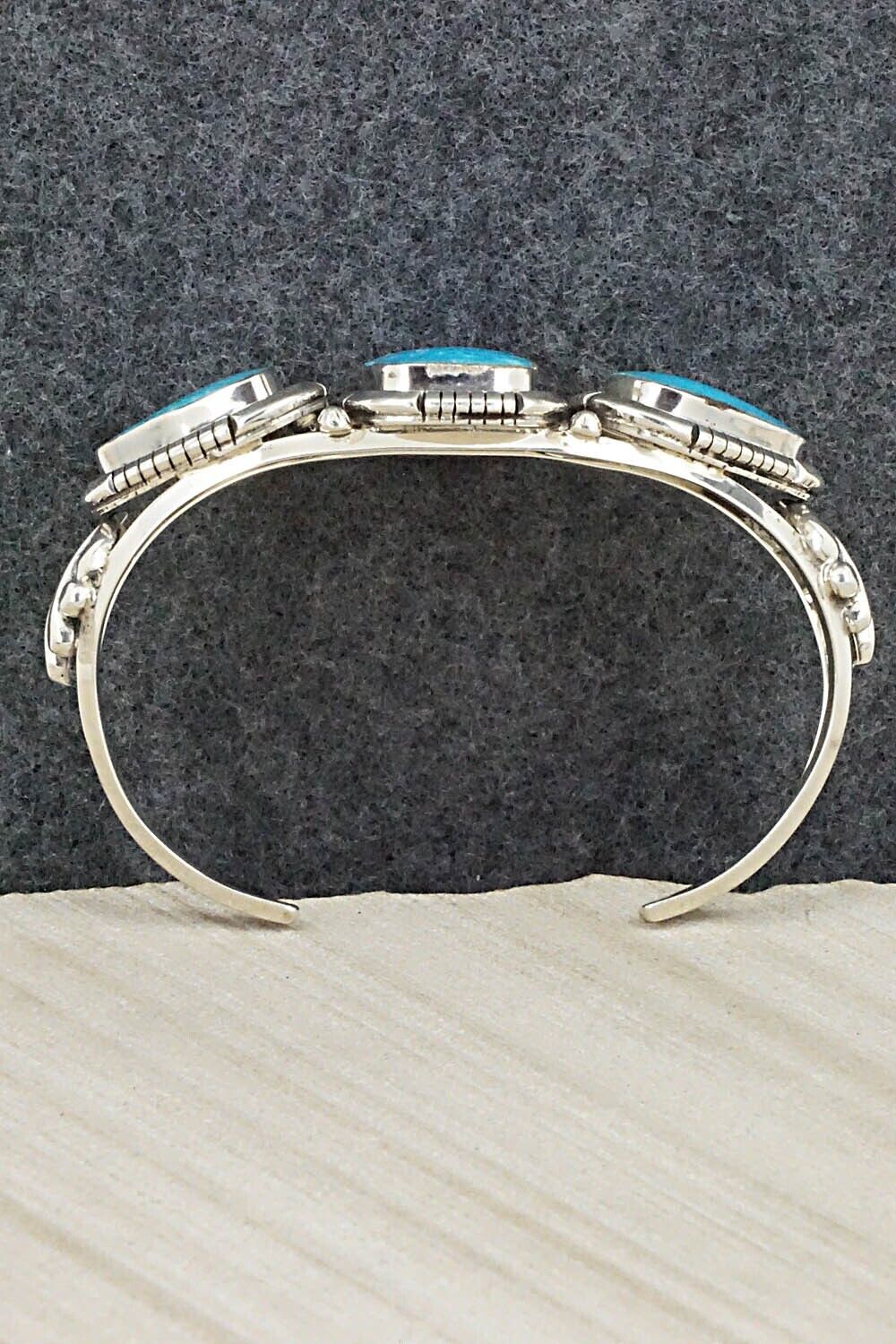Turquoise and Sterling Silver Bracelet - Jimson Belin