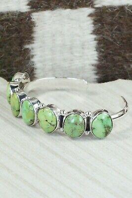Turquoise & Sterling Silver Bracelet - Thomas Yazzie - High Lonesome Trading