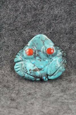 Frog Zuni Fetish Carving - Reynold Lunasee