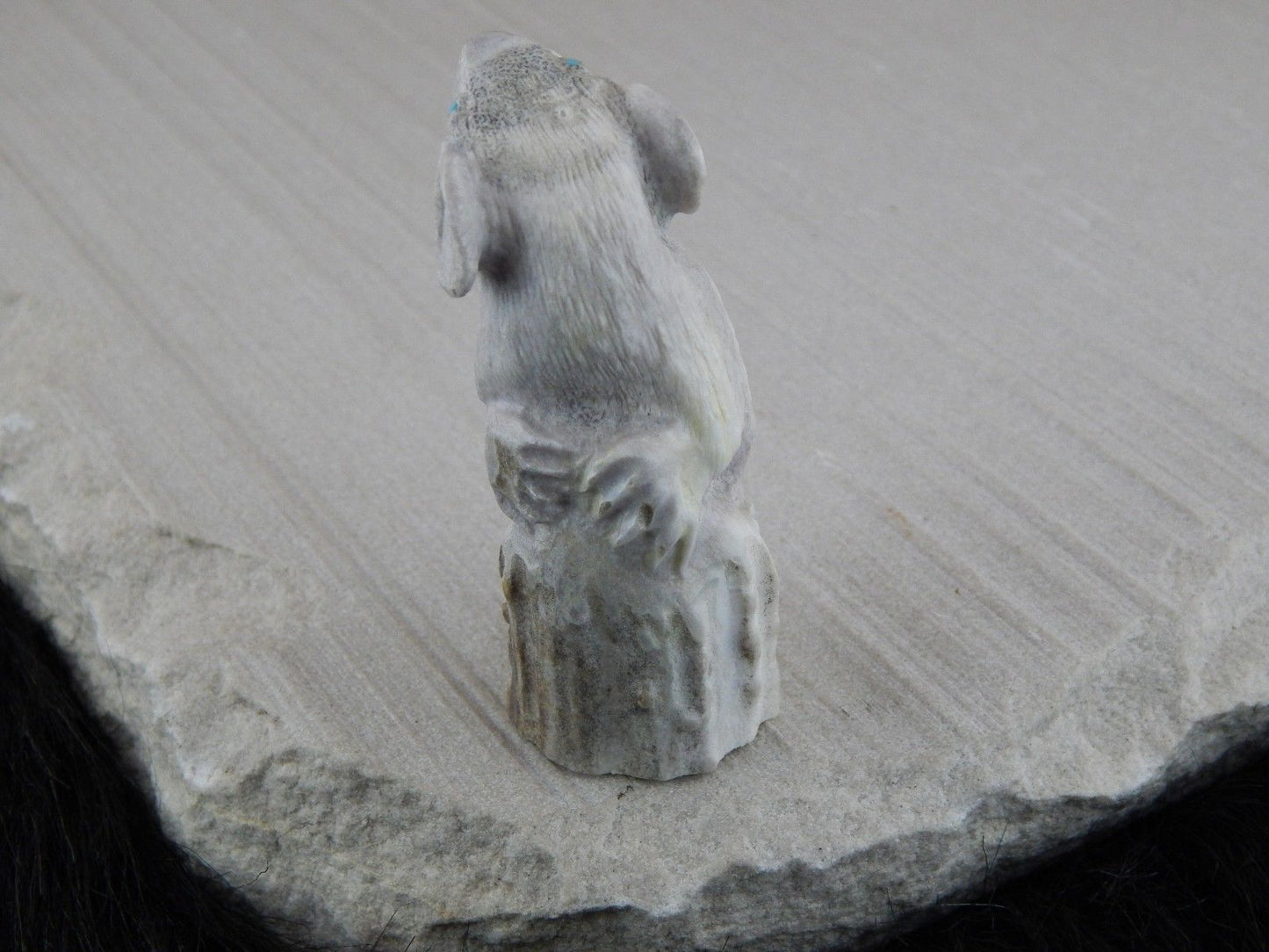 Mouse Zuni Fetish Carving - Maxx Laate - High Lonesome Trading