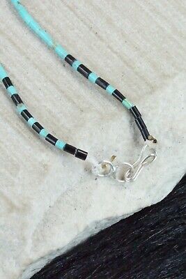 Turquoise, Shell, Coral & Sterling Silver Necklace - Esquipula Tenorio