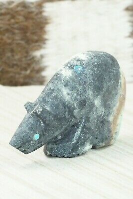 Bear Zuni Fetish Carving - Ronnie Lunasee