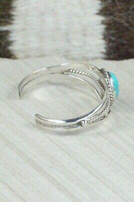 Turquoise & Sterling Silver Bracelet - Lenora Begay - High Lonesome Trading