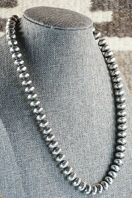 Navajo Sterling Silver Pearl Necklace - Jan Mariano
