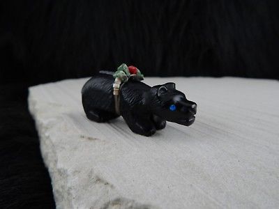 Bear Zuni Fetish Carving - Sly Walela - High Lonesome Trading