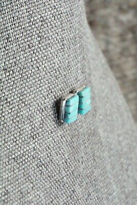 Turquoise & Sterling Silver Earrings - Janelle Shebola