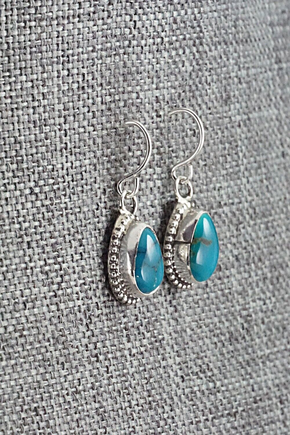 Turquoise & Sterling Silver Earrings - Jan Mariano