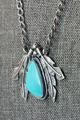 Navajo Turquoise & Sterling Silver Necklace - Annie Spencer