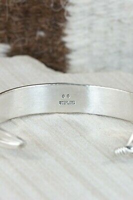 Navajo Sterling Silver Bracelet - Chris Charley