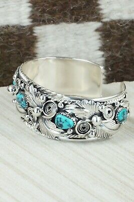 Turquoise & Sterling Silver Bracelet - Henry Attakai