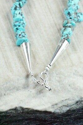 Turquoise & Sterling Silver Necklace - Louise Joe - High Lonesome Trading