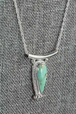 Turquoise & Sterling Silver Necklace - Sharon McCarthy
