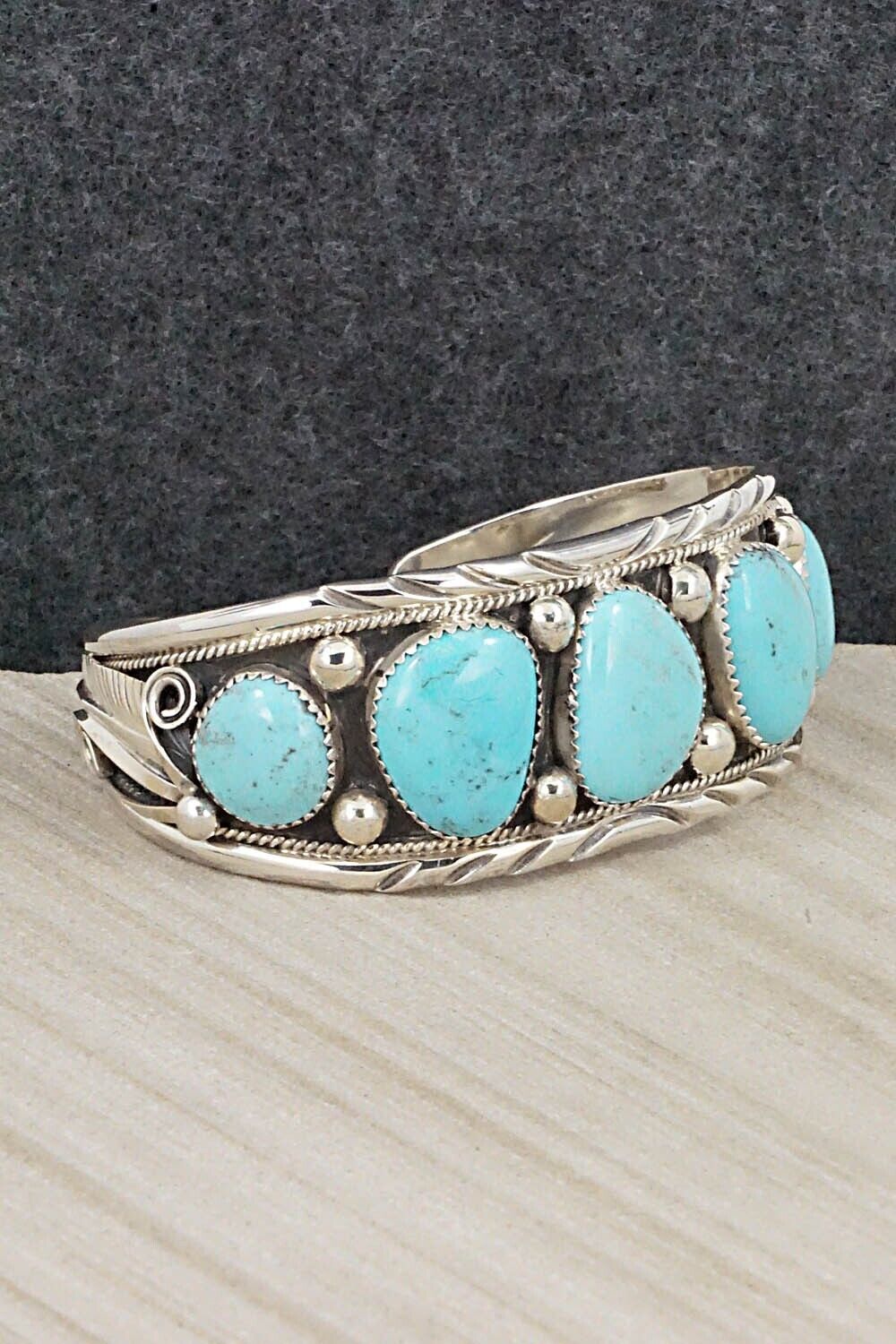 Turquoise & Sterling Silver Bracelet - Davey Morgan