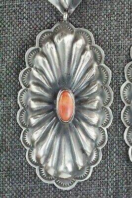 Spiny Oyster and Sterling Silver Earrings - Rita Lee