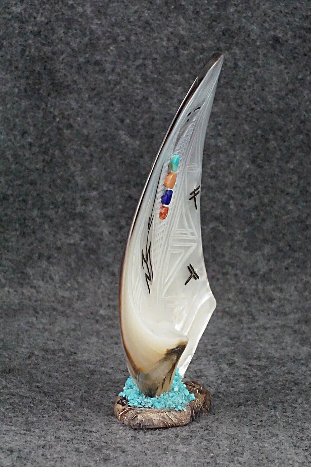 Corn Maiden Zuni Fetish Carving - Gloria Chattin