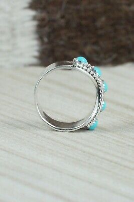 Turquoise & Sterling Silver Ring - Thomas Yazzie - Size 5.5