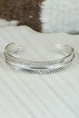 Navajo Sterling Silver Bracelet - Chris Charley