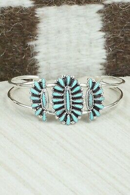 Turquoise & Sterling Silver Bracelet - Judy Wallace