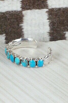Turquoise & Sterling Silver Bracelet - Tom Lewis