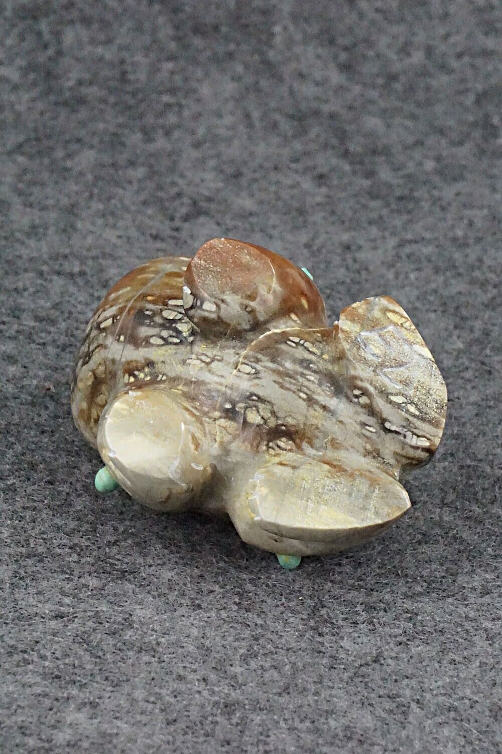 Frog Zuni Fetish Carving - Enrike Leekya