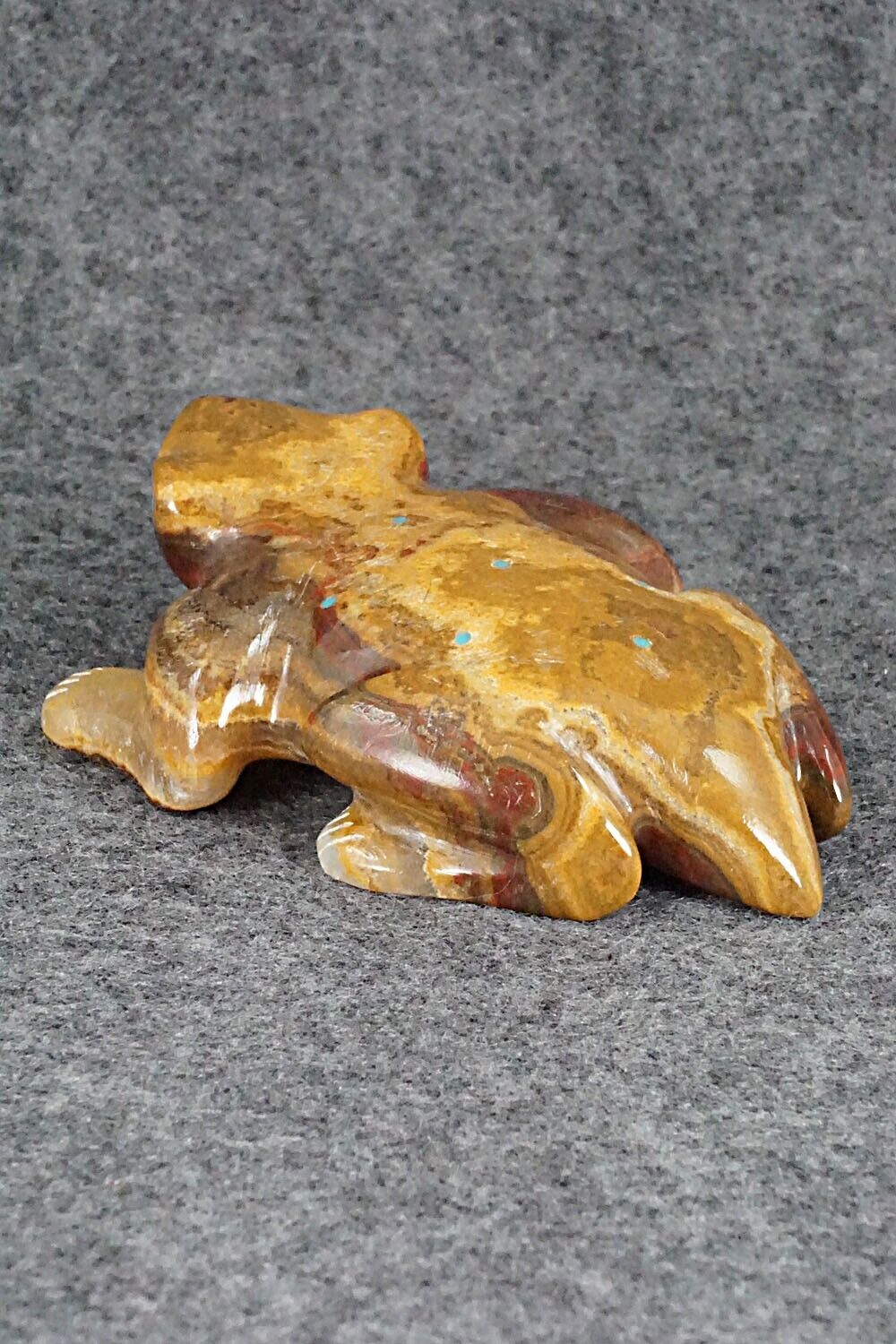 Frog Zuni Fetish Carving - Nelson Yatsattie