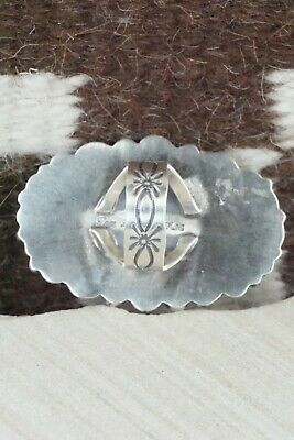 Turquoise & Sterling Silver Ring - Tom Lewis - Size 7.75