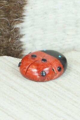 Ladybug Zuni Fetish Carving - Reynold Lunasee