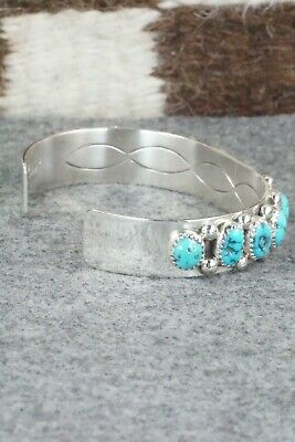 Turquoise and Sterling Silver Bracelet - Darleen Begay