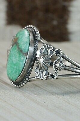 Navajo Turquoise & Sterling Silver Bracelet - Daniel Benally