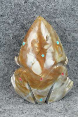 Frog Zuni Fetish Carving - Todd Lowsayatee