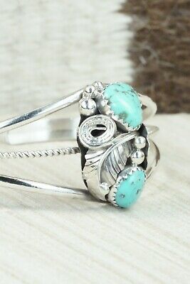 Turquoise & Sterling Silver Bracelet - Michael Calladitto