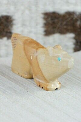 Wolf Zuni Fetish Carving - Georgia Quandelacy - High Lonesome Trading