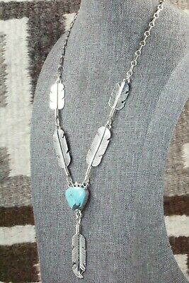 Turquoise & Sterling Silver Necklace - Gilbert Smith