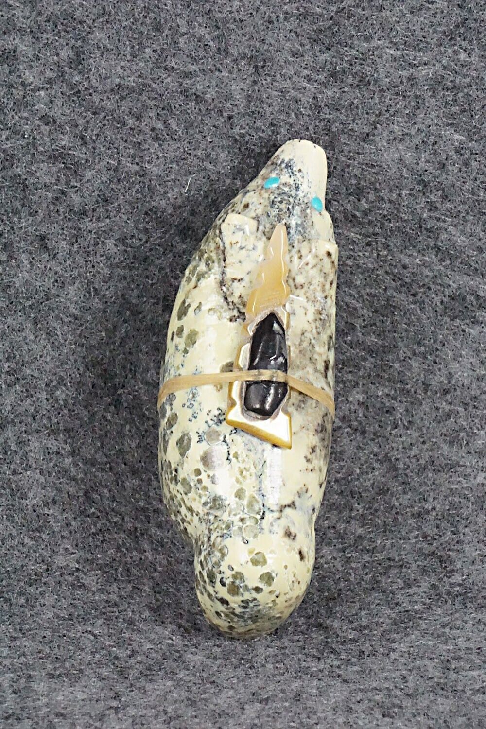 Wolf Zuni Fetish Carving - Delvin Leekya