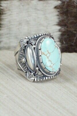 Turquoise & Sterling Silver Ring - Derrick Gordon - 11