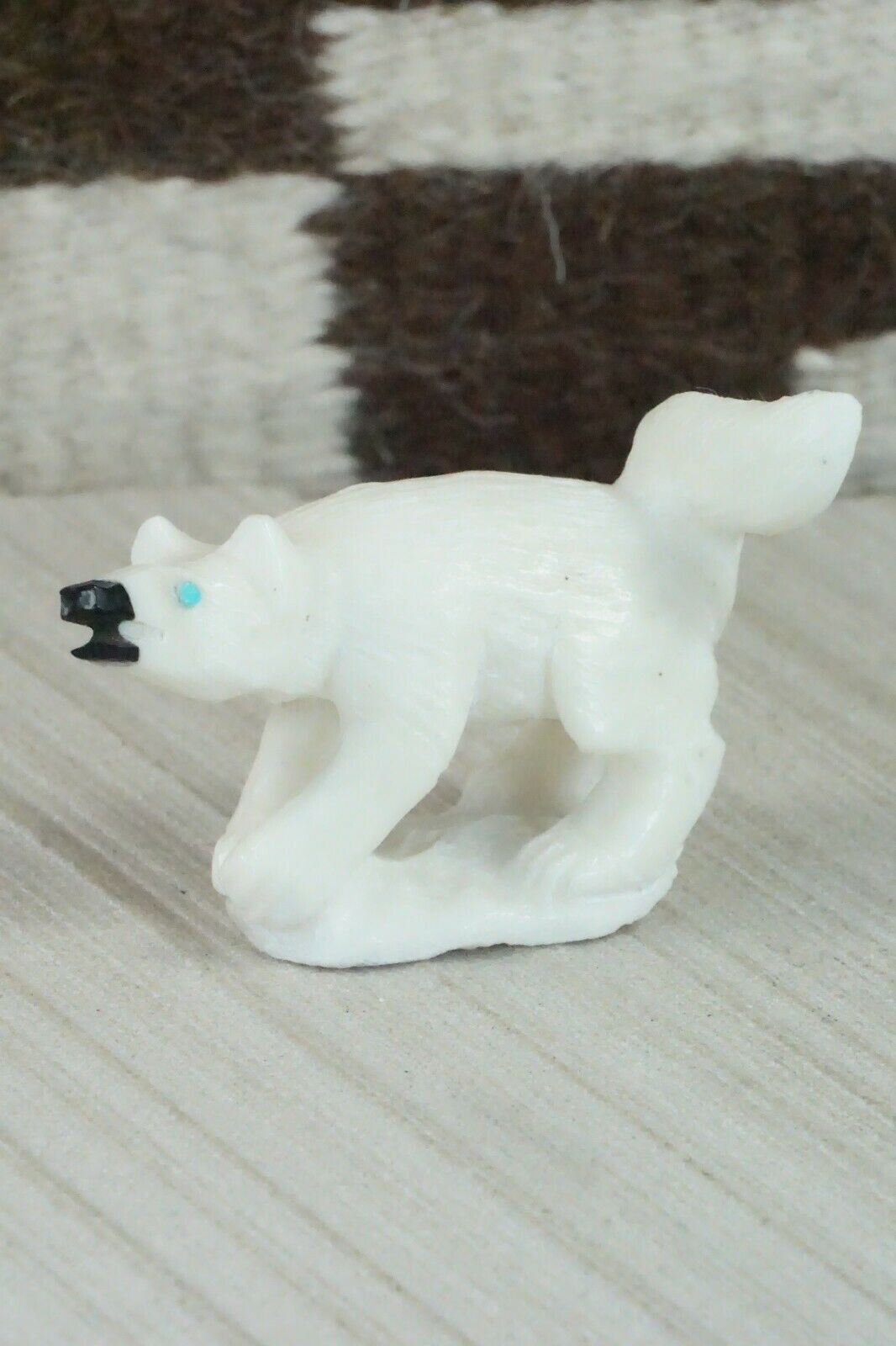 Mink Zuni Fetish Carving - Derrick Kaamasee