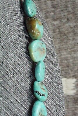 Turquoise & Sterling Silver Necklace - Navajo