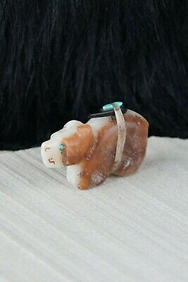 Bear Zuni Fetish Carving - Brandon Phillips - High Lonesome Trading