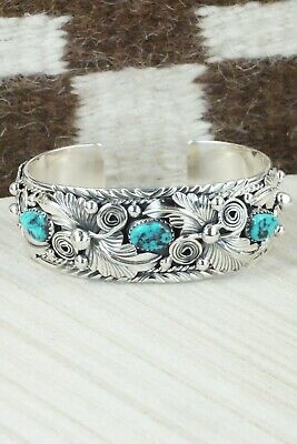 Turquoise & Sterling Silver Bracelet - Henry Attakai