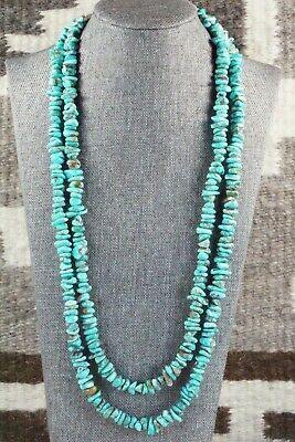 Turquoise & Sterling Silver Necklace - Navajo - High Lonesome Trading