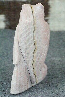 Owl Zuni Fetish Carving - Derrick Kaamasee - High Lonesome Trading