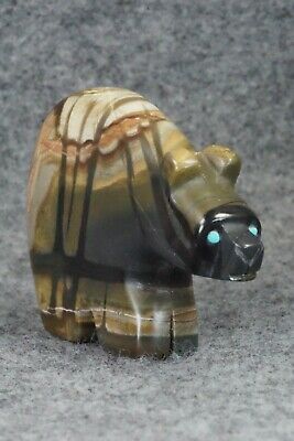 Bear Zuni Fetish Carving - Reynold Lunasee