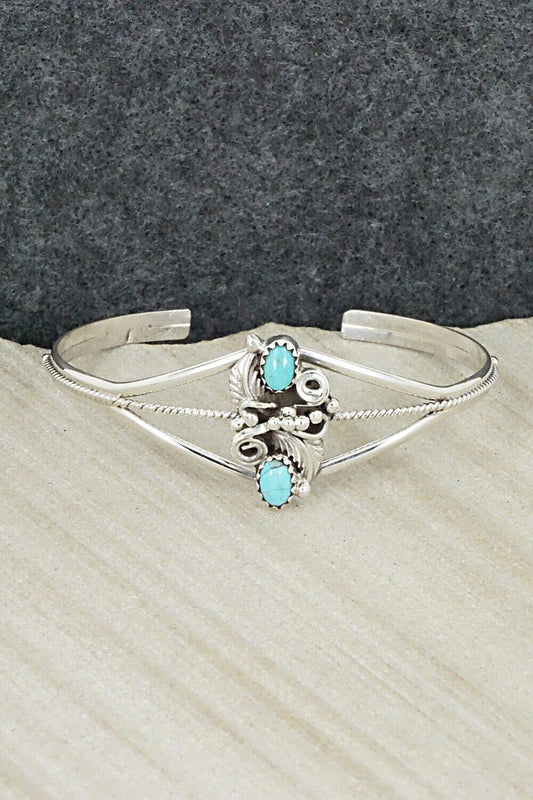 Turquoise & Sterling Silver Bracelet - William Begay