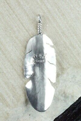 Sterling Silver Feather Pendant - Ben Begay