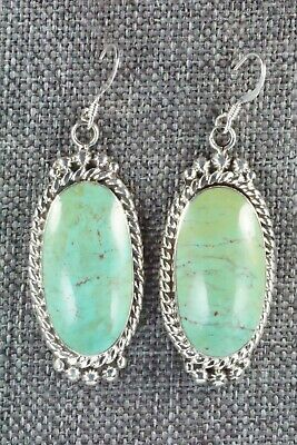 Turquoise & Sterling Silver Earrings - Greg Yazzie