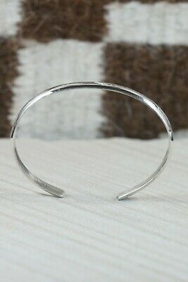 Navajo Sterling Silver Bracelet - Elaine Tahe